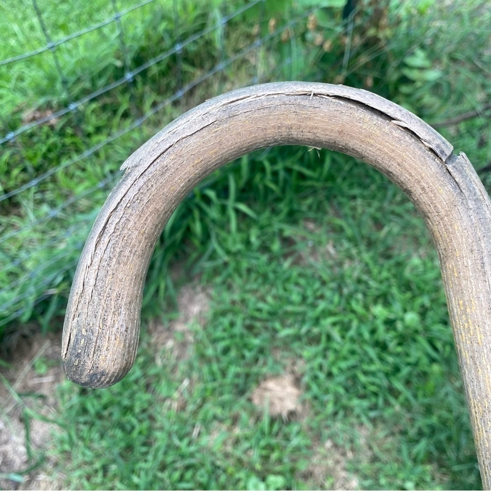 Antique Vintage Weathered Wood Cane Home Decor - Picture 5 of 6